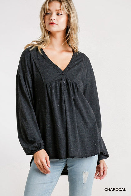 TRUEDAMES Babydoll Top Pink Medium 2