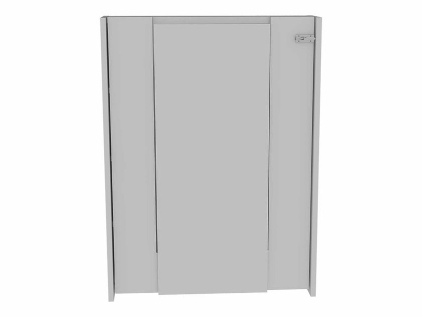 Hivvago 24in Wall Mounted Writing Desk White 4