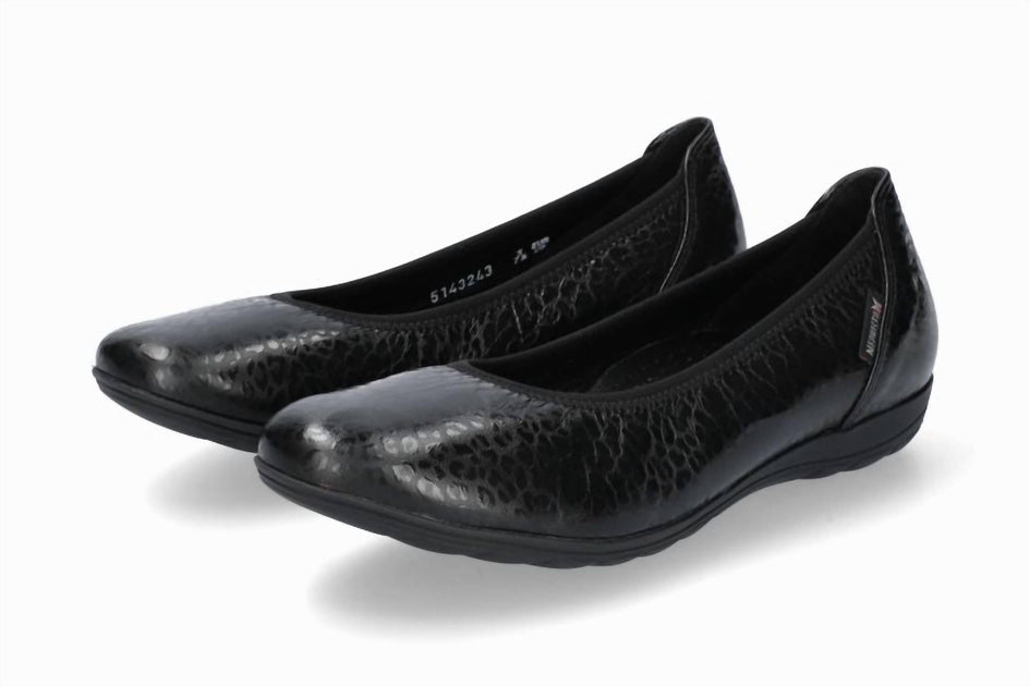 靴 MEPHISTO EMILIE MEPHISTO EMILIE | Women Ballerinas Black Leather Smooth