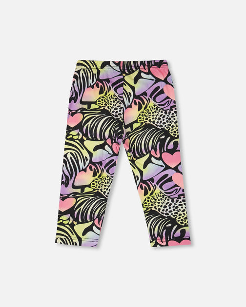 Deux par Deux Capri Black Multicolor US 14 4