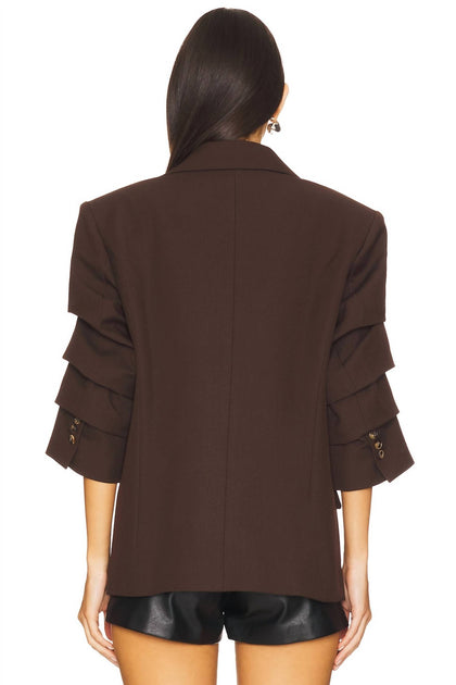 NONCHALANTLABEL Roma Blazer Red Small 4