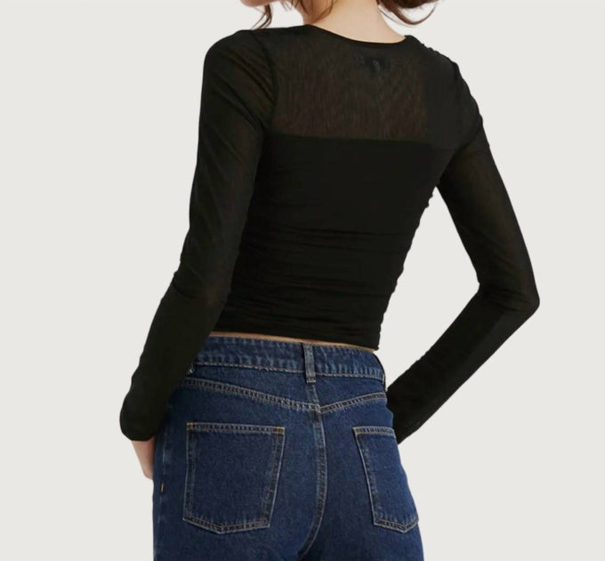 CRESCENT Sasha Top Black Medium 3