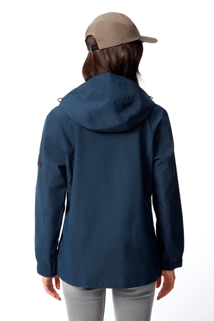 Alpine Tahsis Rain Jacket Navy Large 4
