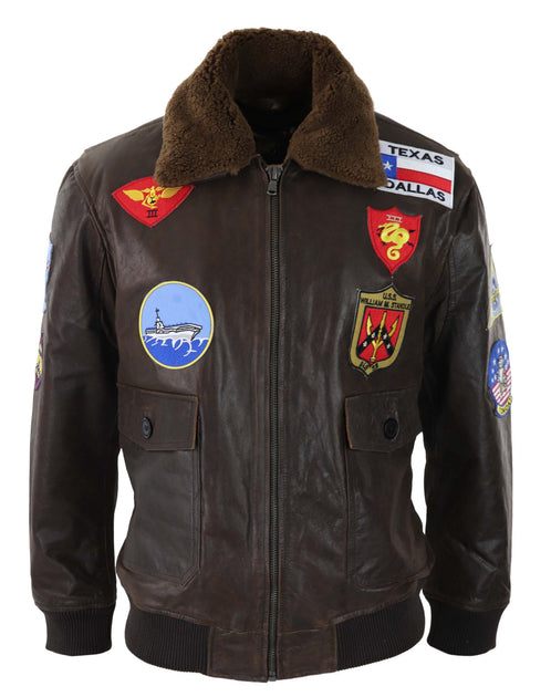 TruClothing Maverick Pilot Bomber Jacket Black XLarge 2