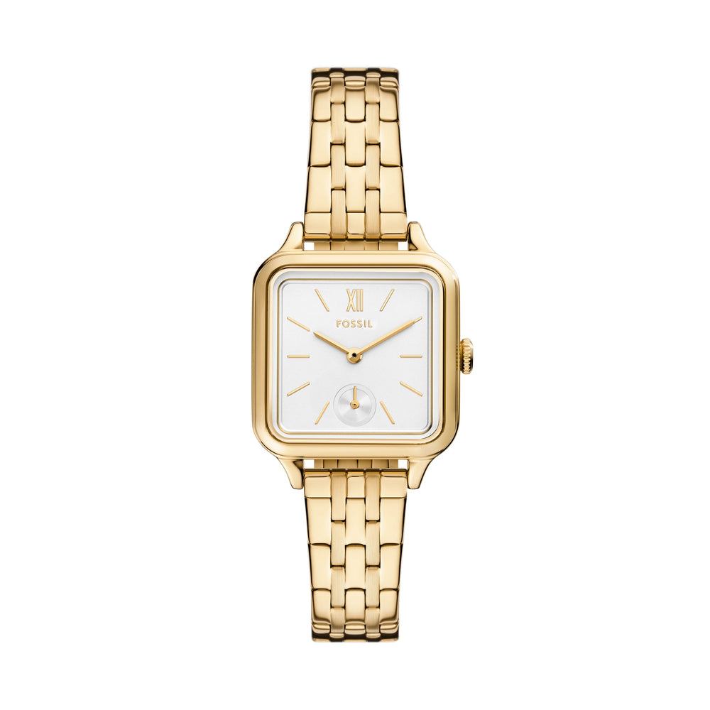 Fossil Outlet Women's Colleen Three-Hand Gold-Tone Stainless Steel Watch