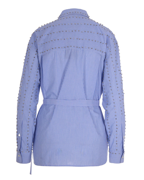 Pinko Carley Shirt Blue/White EU 42 3