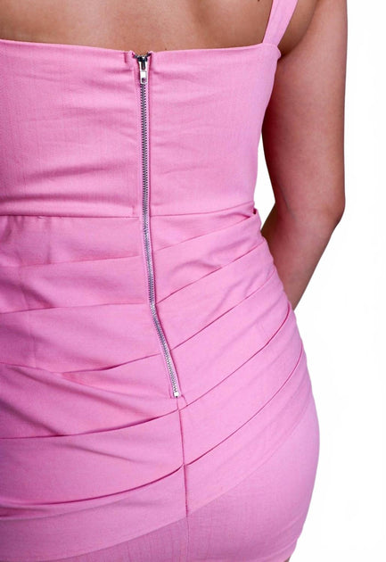 LUXXEL Sweetheart Mini Dress Pink Large 4