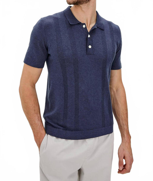 Chemise Polo Rails Cillian Bleu Medium 2