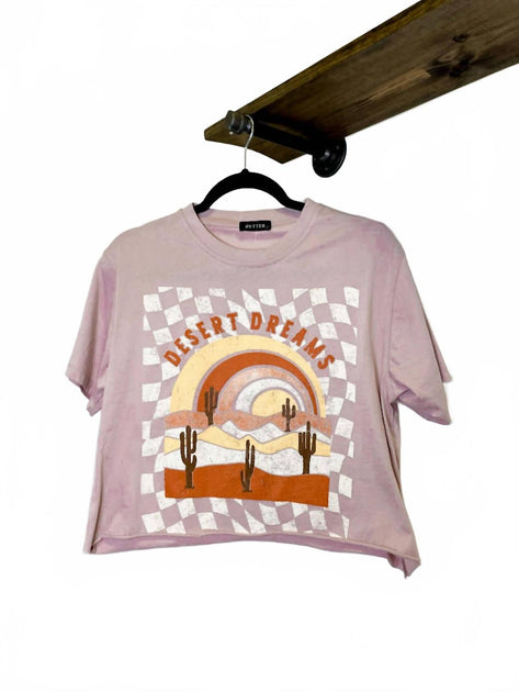 Zutter Desert Dreams Crop Top Pink Medium 3