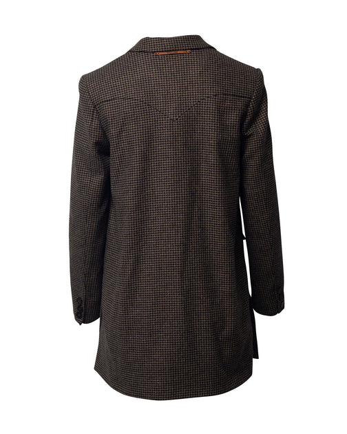 Nanushka Houndstooth Blazer Brown S 4