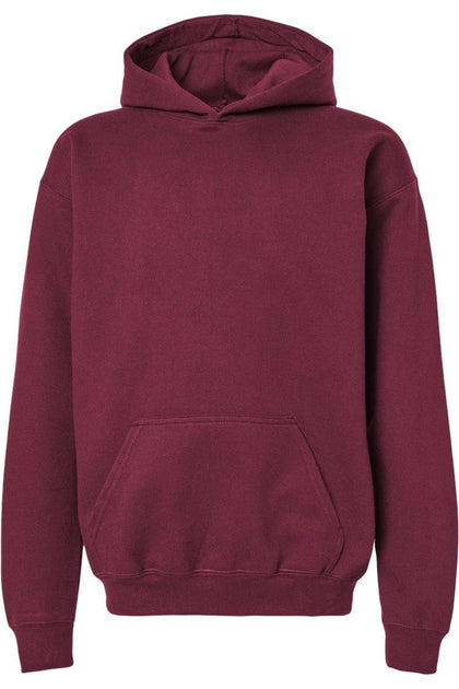 Gildan Softstyle Youth Midweight Hooded Sweatshirt Red XSmall 2