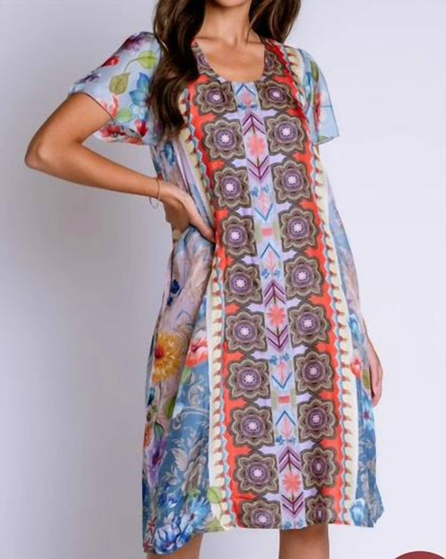 Johnny Was Olenah Slip Dress Multi Large 3
