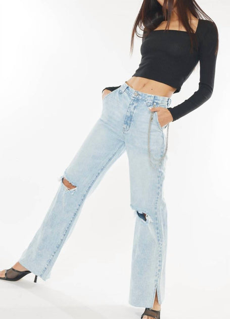 KanCan 90s Flare Jeans Blue 31 3