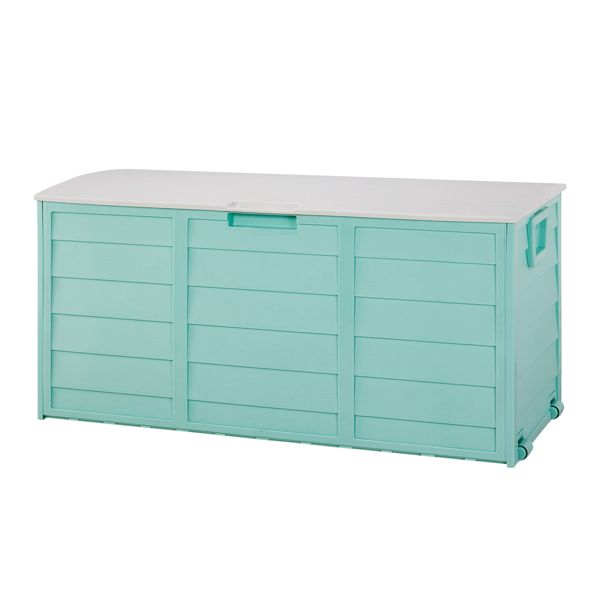 BINNED 75gal Outdoor Storage Box Green 3