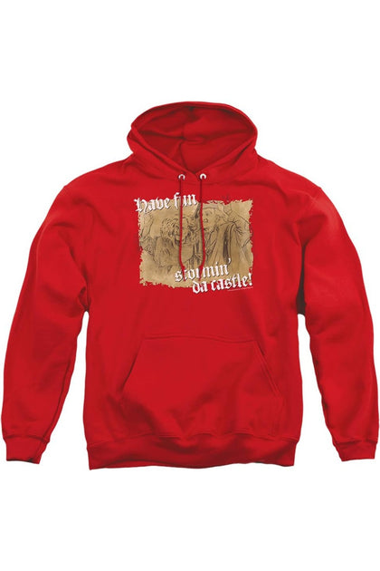 Gildan Princess Bride Stormin Da Castle Hoodie Red XL 2