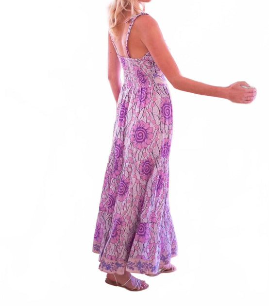 BELL Alexis Maxi Dress Pink Small 4