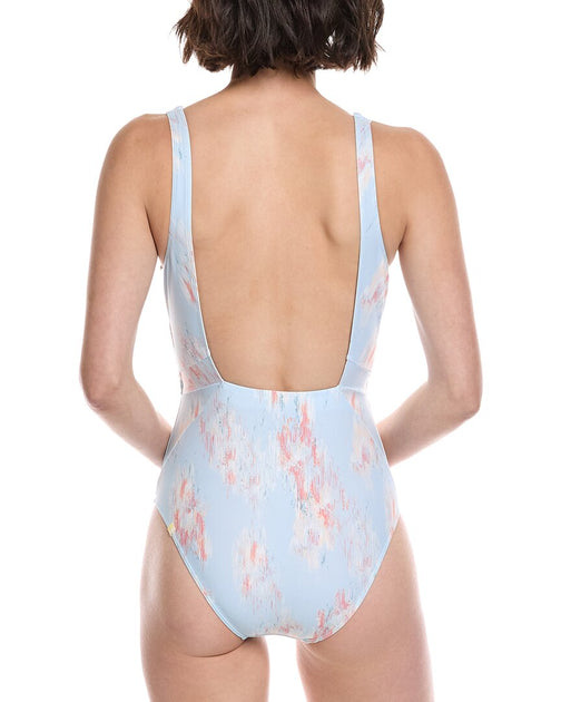 Summersalt Tie-Waist Backflip One-Piece Blue US 8 3