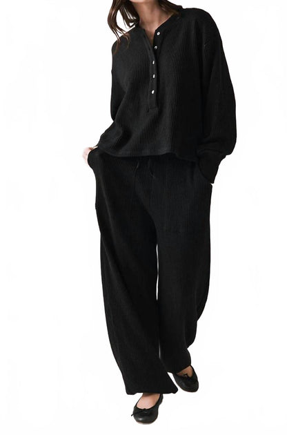 Chaser Thayne Long Sleeve Top Black XSmall 2