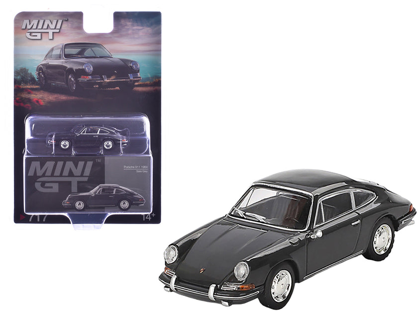 Mini GT Porsche 911 1964 Diecast Model Car Slate Gray 1/64 2
