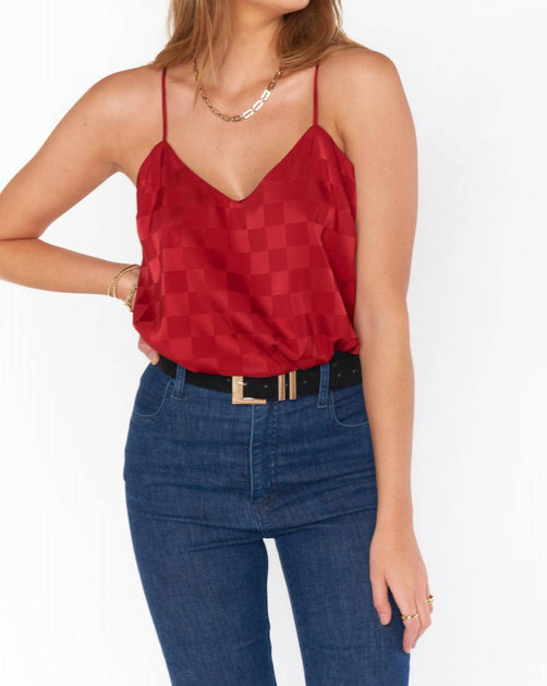 Show Me Your Mumu Spotlight Tank Rot XSmall 2
