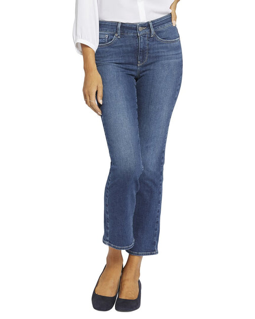 Jean NYDJ Marilyn Straight Ankle Bleu US 0 Petite 2