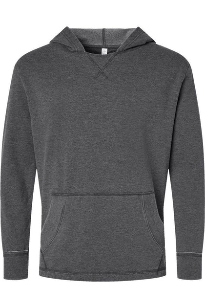 LAT Vintage Wash Fleece Hoodie Grey XXLarge 2