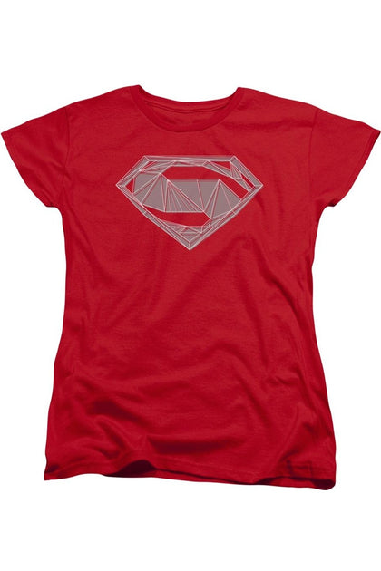 Gildan Batman V Superman Techy Short Sleeve T-Shirt Red Medium 2