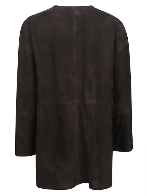 Loulou De Saison Waren Suede Coat Black EU 40 3