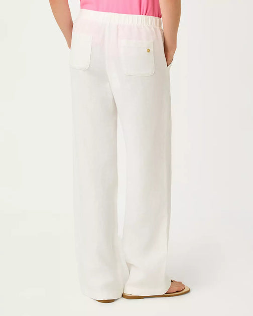 Lilly Pulitzer Brawley Leinenhose Multi Small 3