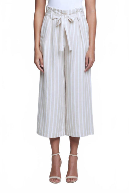 L'Agence Samira Paperbag Pant Bisque/Ivory US 4 2