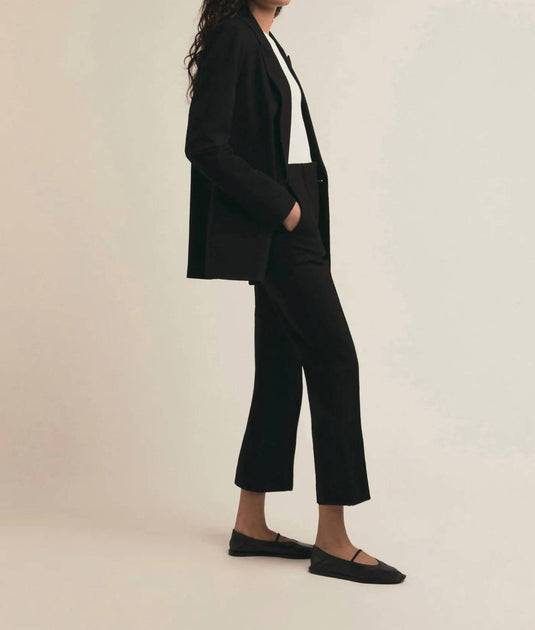Favorite Daughter Suits You Ponte Blazer Black XLarge 3