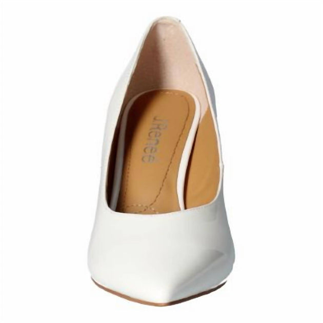 J. Renee Phoebie Pumps White US 10 4