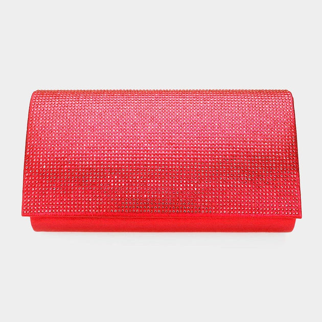 FASHNZFAB Evening Clutch Bag Pink One Size 2