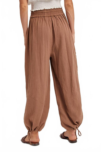 Pantalon Harem en Gaze à Cordon BluIvy - Multi (Small) 3