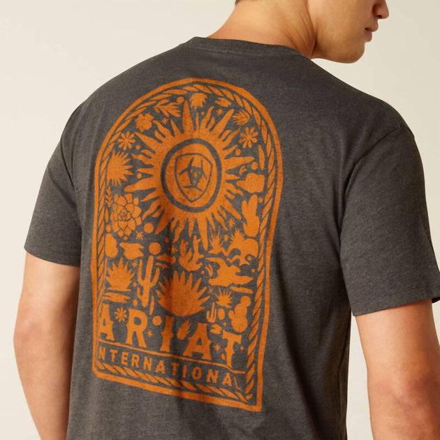 Ariat Sol Arch T-Shirt Charcoal Heather X-Large 4