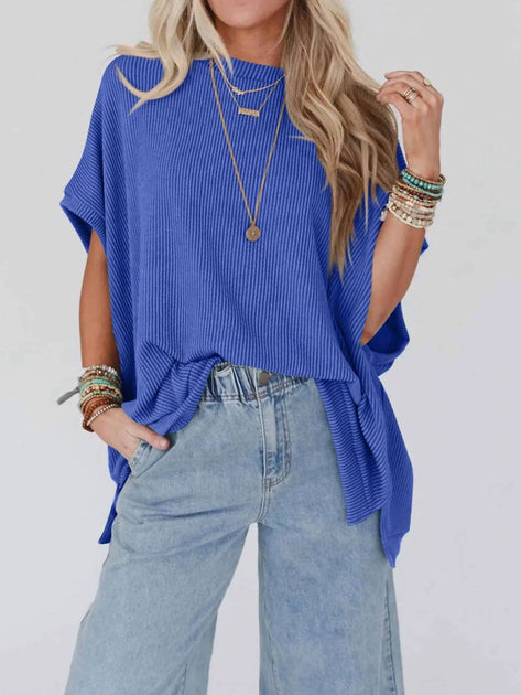 Wholesalesir Brynn Knitted Top Blue Medium 4