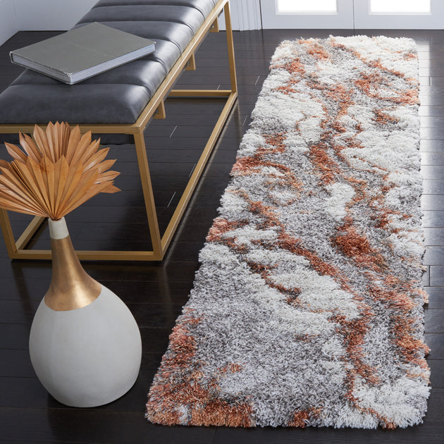 Safavieh Horizon HZN890 Area Rug Grey Rust 3