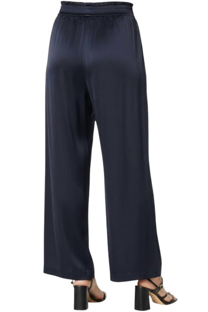 Eileen Fisher Straight Ankle Pant Blue Large 3