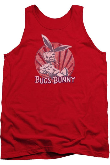 Gildan Looney Tunes Wishful Thinking Tank Top Red Small 2