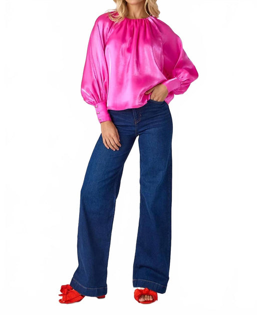 Crosby by Mollie Burch Elizabeth Blouse Pink Large 4