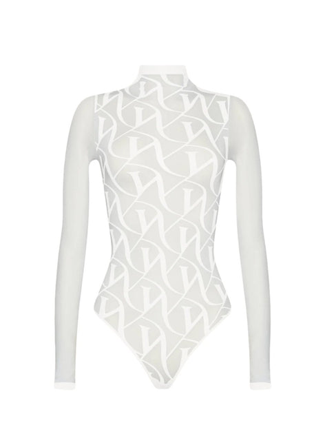 Wolford W Lace String Body White Large 2