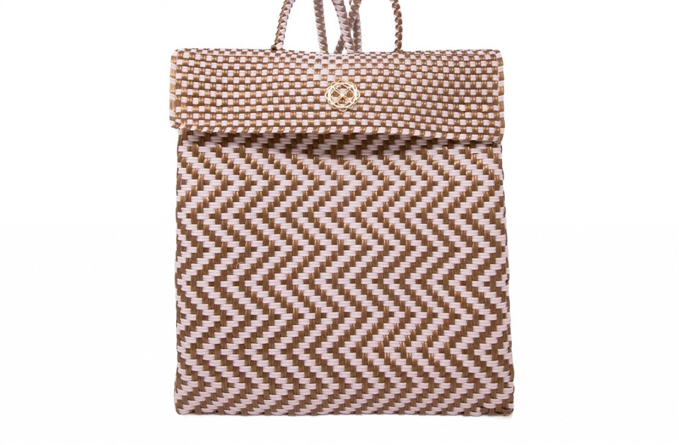 Lola's Bag Chevron Backpack Black One Size 3