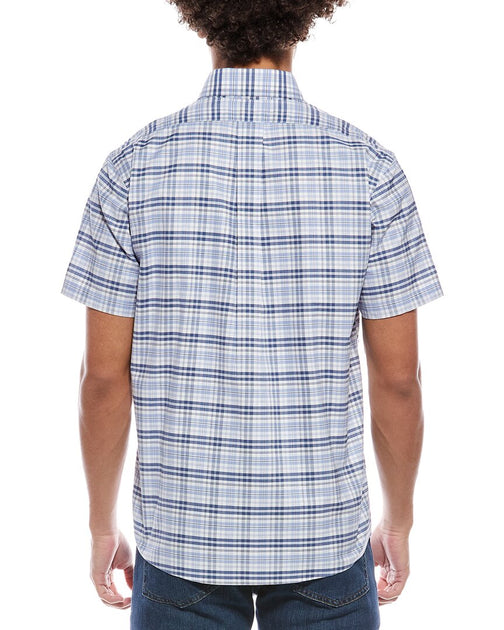 Brooks Brothers Oxford Check Hemd Blau Large 3