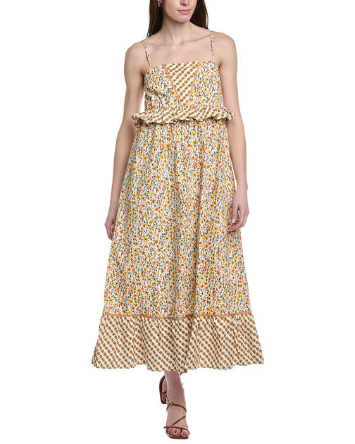 Lost + Wander Spring Sunrise Maxi Dress White XS 2