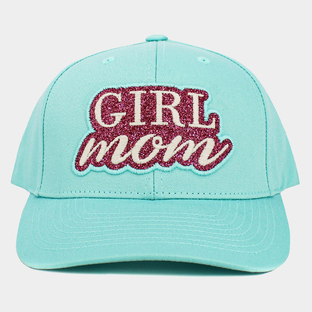 FASHNZFAB Girl Mom Message Baseball Cap Vert 4