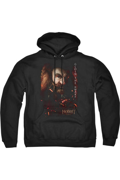Gildan The Hobbit Gloin Poster Hoodie Black XLarge 2