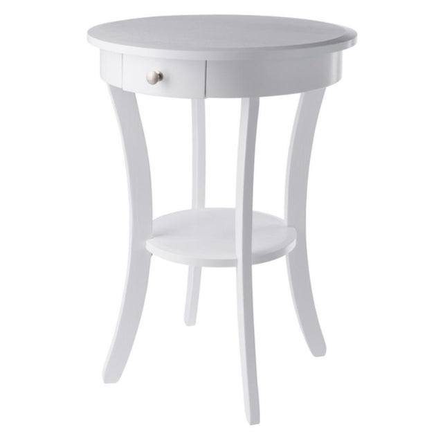 Hivvago Sasha Accent Table White 2