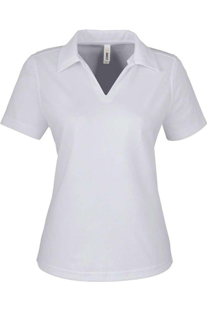 CORE365 Women's Market Mesh Polo White XLarge 2