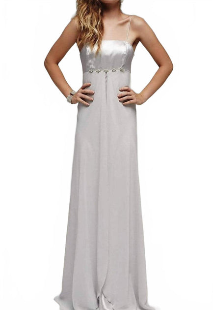 Milano Formals Silken Symphony Gown Grey US 12 3