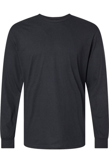 Gildan Softstyle CVC Long Sleeve T-Shirt Black Small 4